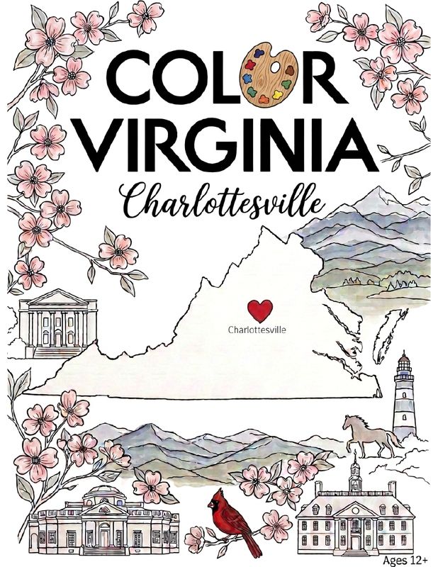 Color Virginia: Charlottesville cover